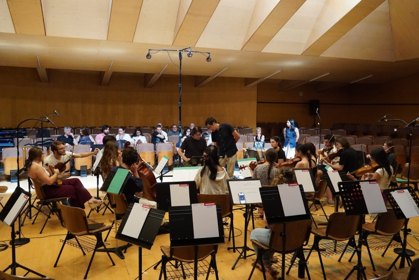 SonoLAB participa en la grabación de los proyectos finales del Máster en Tecnologías en la Composición de Bandas Sonoras y Música para Videojuegos